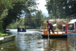 Mexico Xochimilco barques typiques