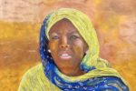 expo VilleLaGrand pastel "Zahra" qui veut dire "Lumineuse"