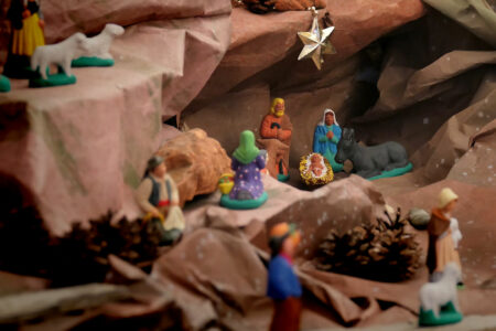 st galmier noel 2021 creche detail