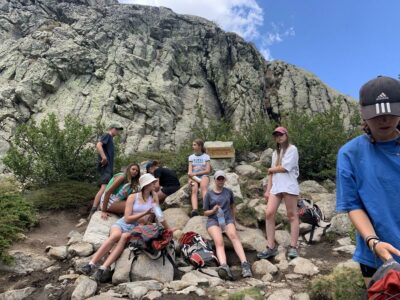 joana corse corte rando joana devant la source