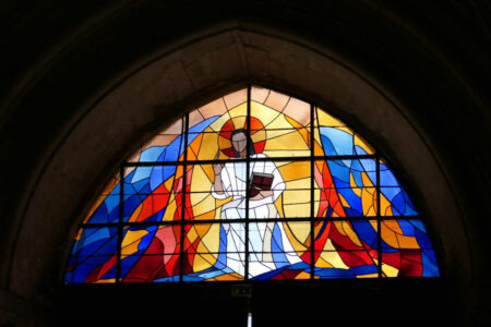 Vitrail du porche Cathédrale de Lisieux