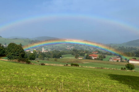 vanessa 40 km paysage arc en ciel
