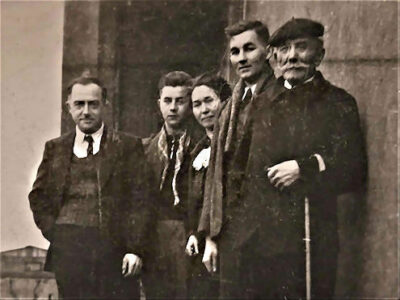 1938 39 environ famille joseph kirsch et alexis gp et petit fils