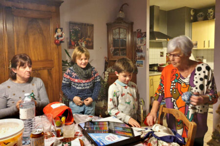 cecile et ses arriere petits enfants
