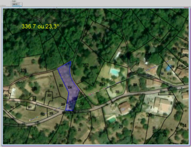 orientation marjoris tanneron cadastre lots 350 351 354