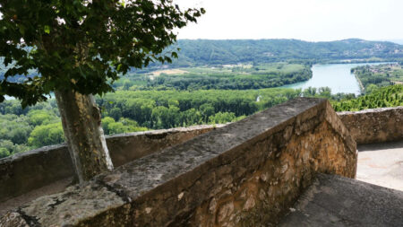 vue sur la vallée du rhone