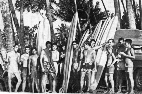 jo 1966 1er club de surf cree a tahiti
