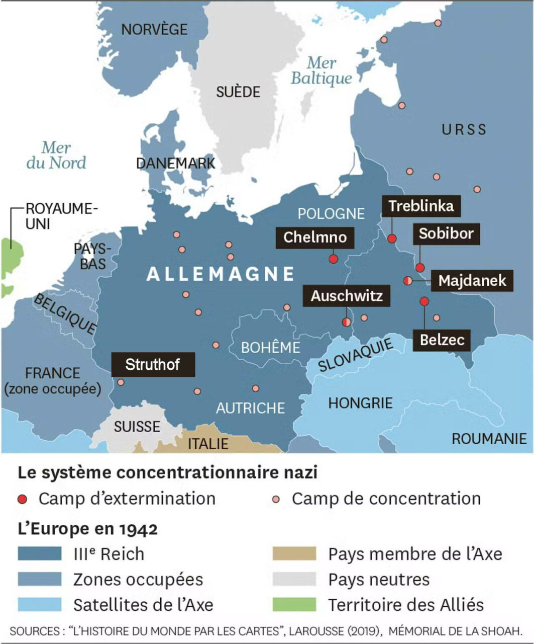 carte systemeconcentrationnaire nazi courrierinternational