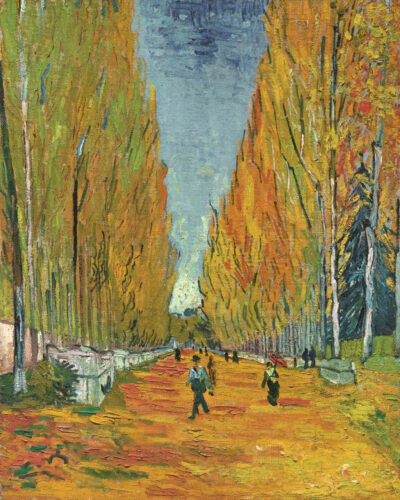 van gogh l'allée des alyscamps