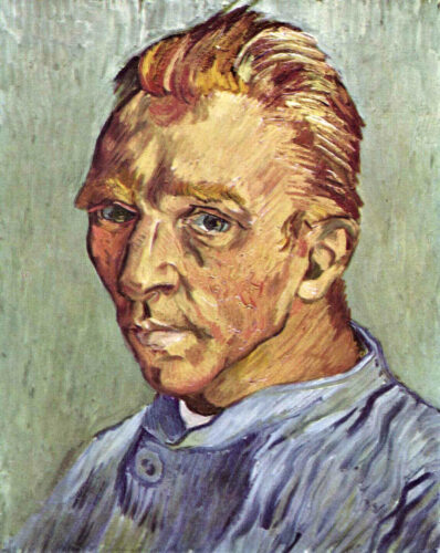 van gogh portrait de l'artiste sans barbe