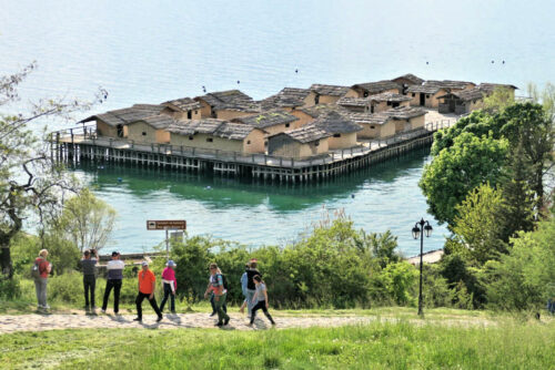 blk macedoine lac d'ohrid village lacustre baie des ossements (musee prehistorique) 2099