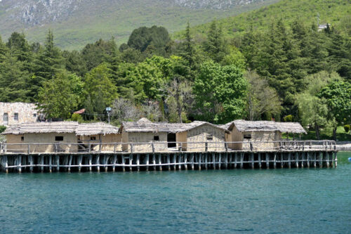 blk macedoine ohrid croisiere sur le lac 1954