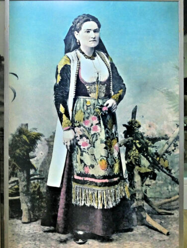 blk montengro budva 1494 costume montenegrin (detail)