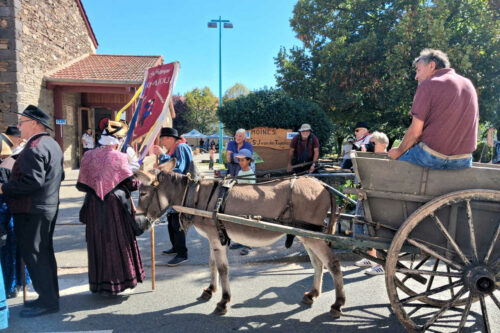 st jean de touslas charrette ane