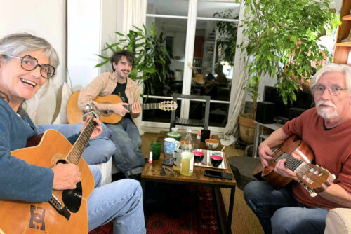 xavier 75 ans en famille