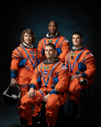 artemis 2 crew portrait