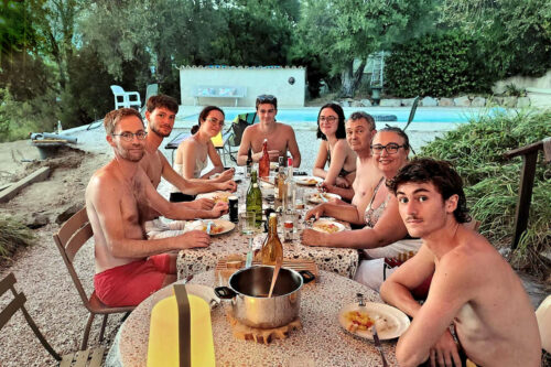 2026 marjoris couturier tanneron diner du retour de julien avec alexia et jef)
