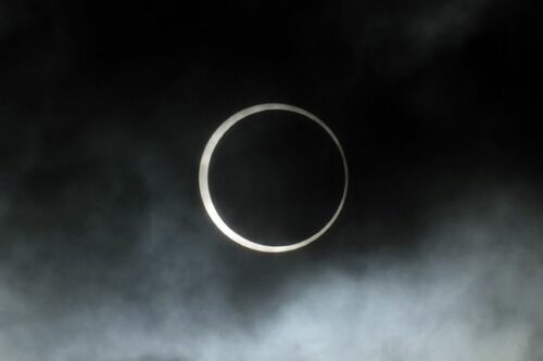 2024 argentine eclipse de soleil annulaire du 2 octobre (©   juan mabromata afp
