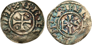 denier de hugues capet pour beauvais denier de hugues capet pour beauvais