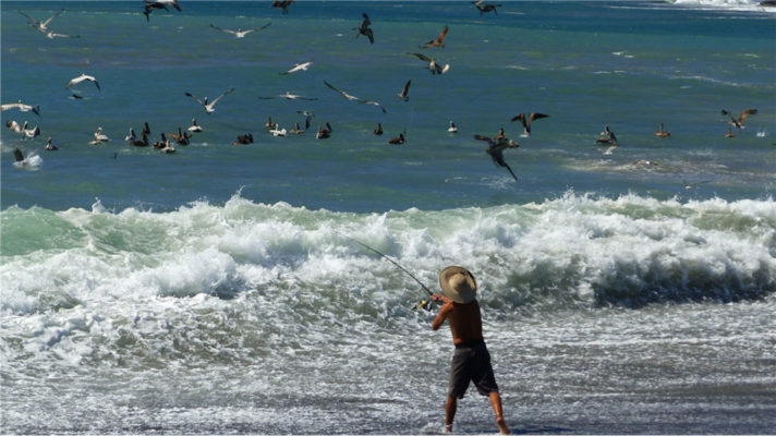Pêche à Nexpa, Michoacan, Mexique