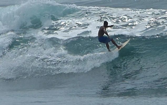 surfeur en action
